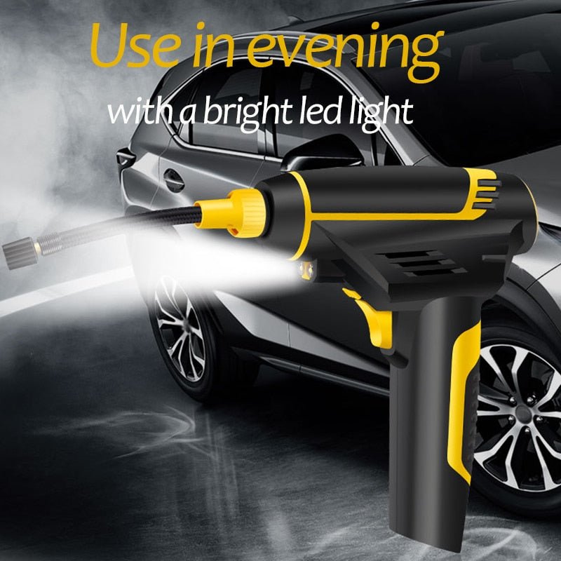 Compresseur d'air numérique LED intelligent portable manuel automatique pour voiture - IVOIRART.COM