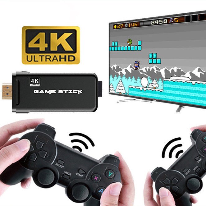 Console de Jeu Sans Fil avec Manettes HDMI TV U Trésor, Version 32 ou 64 Go - IVOIRART.COM