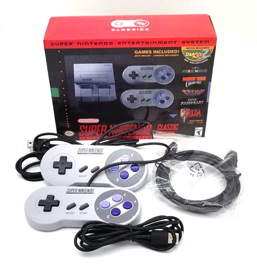 Console de jeux SNES Mini 16 bits réplique pour aventure et émulateur - IVOIRART.COM