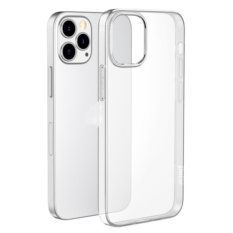 Coque de téléphone transparente en TPU à haute pureté, protection fine et élégante - IVOIRART.COM