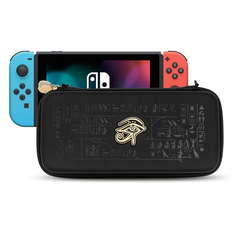 Coque Protectrice Mystérieuse Égypte pour Switch - Cache Rigide Noir avec Grip - IVOIRART.COM