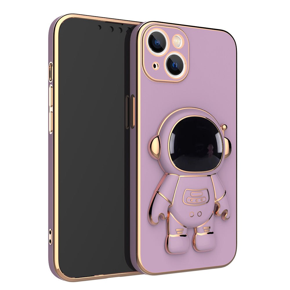 Coque Téléphonique Astronaute 3D Antichoc avec Support Électrolytique - IVOIRART.COM