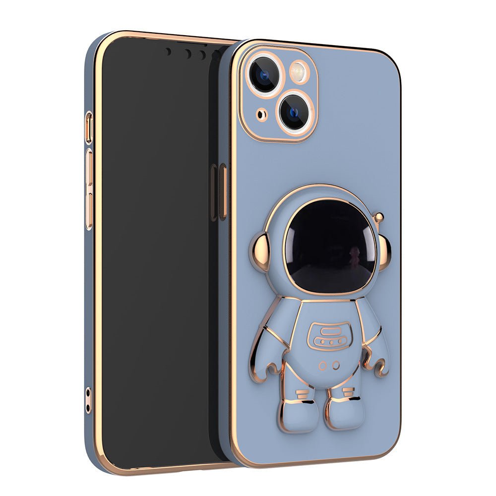 Coque Téléphonique Astronaute 3D Antichoc avec Support Électrolytique - IVOIRART.COM