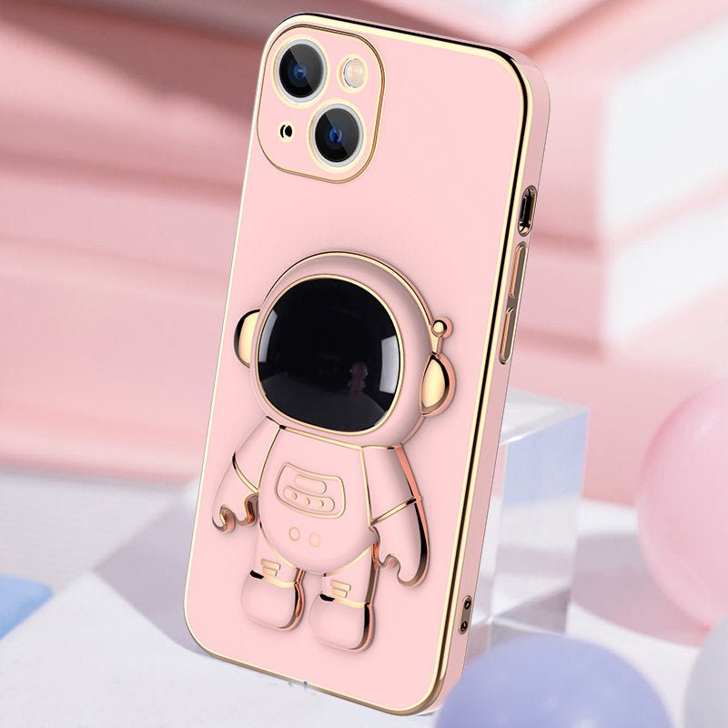 Coque Téléphonique Astronaute 3D Antichoc avec Support Électrolytique - IVOIRART.COM