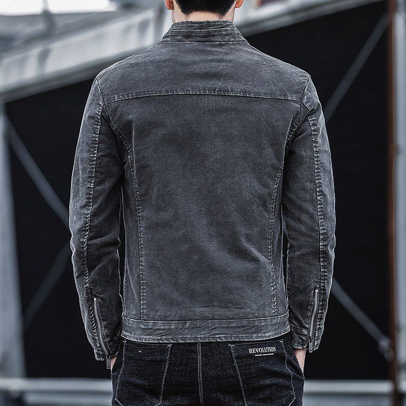 Corduroy Retro Denim Jacket For Men FallWinter - IVOIRART.COM
