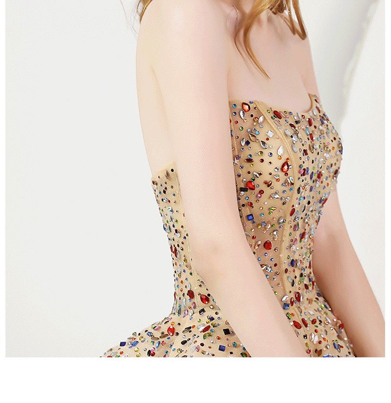Costume Bride Wedding Dress Tube Top Dress - IVOIRART.COM