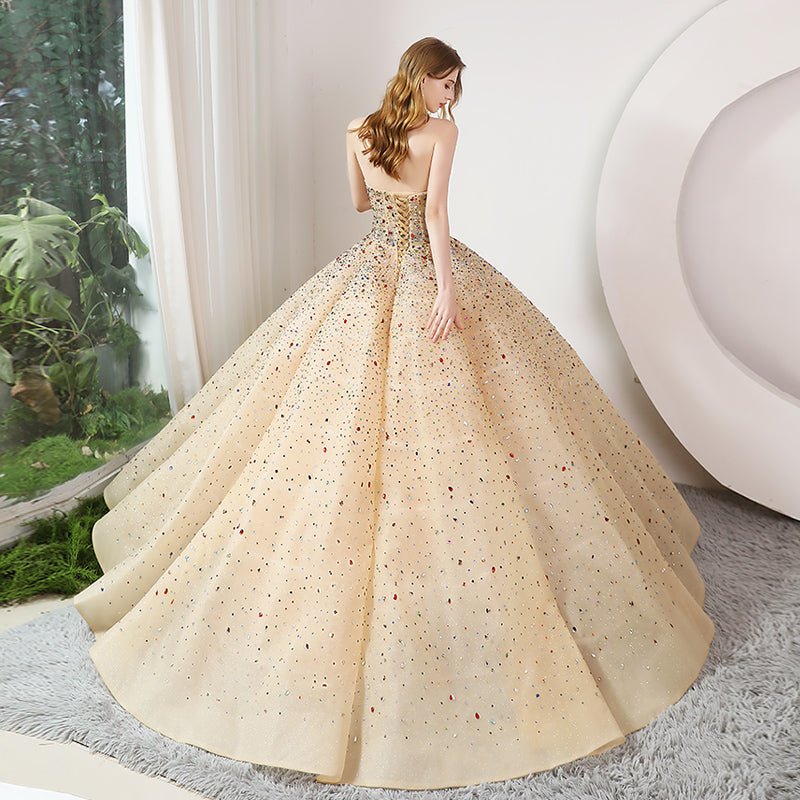Costume Bride Wedding Dress Tube Top Dress - IVOIRART.COM