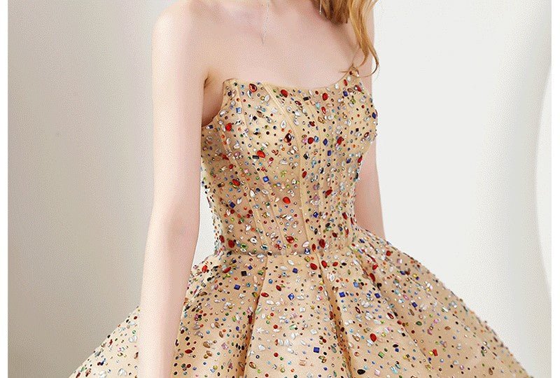 Costume Bride Wedding Dress Tube Top Dress - IVOIRART.COM