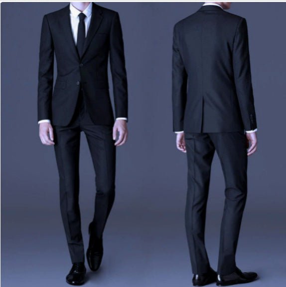 Costume d'affaires élégant prêt pour banquet pour homme - Ensemble slim fit - IVOIRART.COM