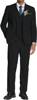 Costume deux pièces homme décontracté témoin — slim, 100% polyester, tailles EU - IVOIRART.COM