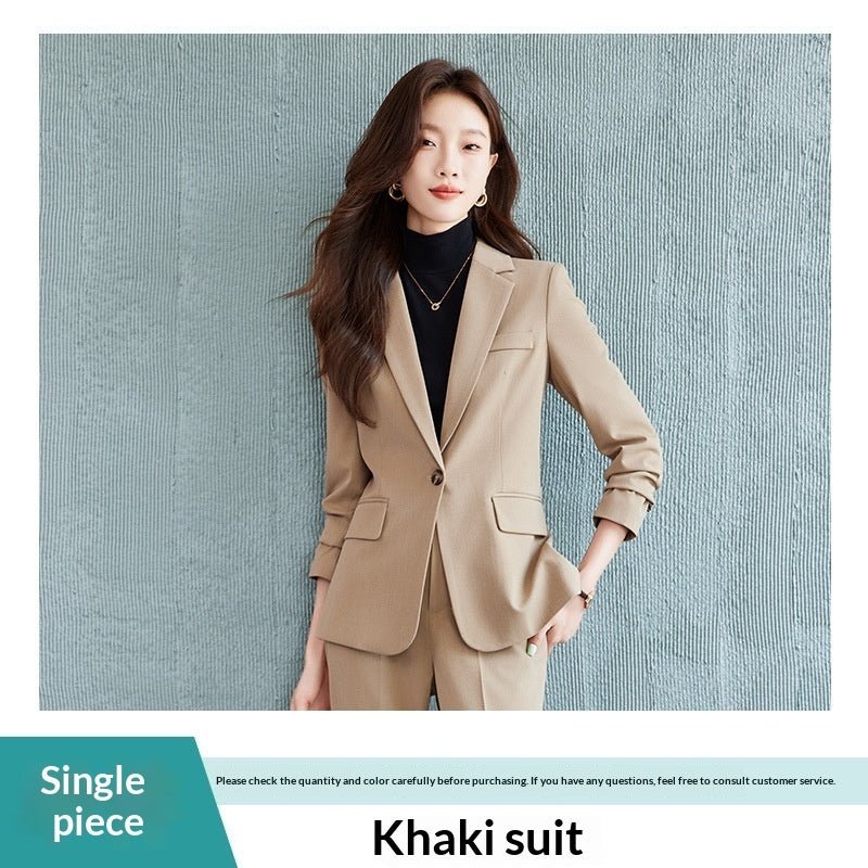 Costume Professionnel à Manches Longues avec Pantalon Élégant - Style et Confort - IVOIRART.COM