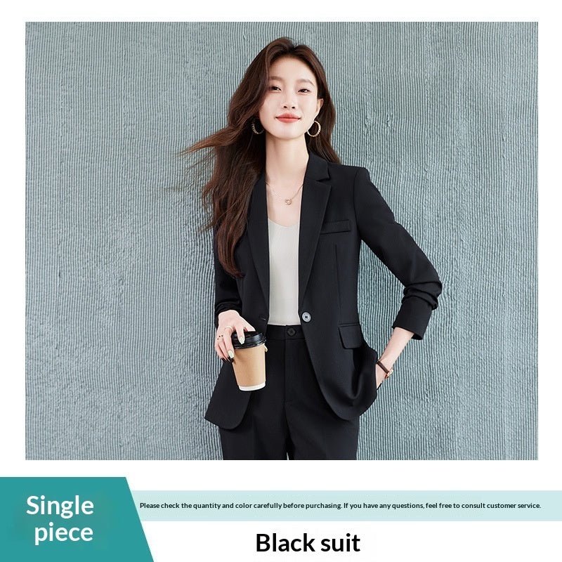 Costume Professionnel à Manches Longues avec Pantalon Élégant - Style et Confort - IVOIRART.COM