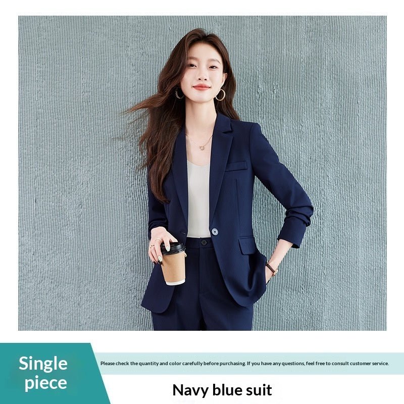 Costume Professionnel à Manches Longues avec Pantalon Élégant - Style et Confort - IVOIRART.COM
