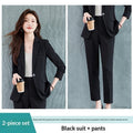 Costume Professionnel à Manches Longues avec Pantalon Élégant - Style et Confort - IVOIRART.COM