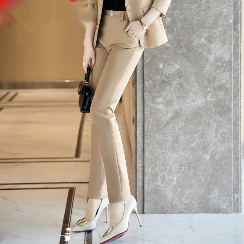 Costume professionnel à manches longues avec pantalon formel pour homme - IVOIRART.COM