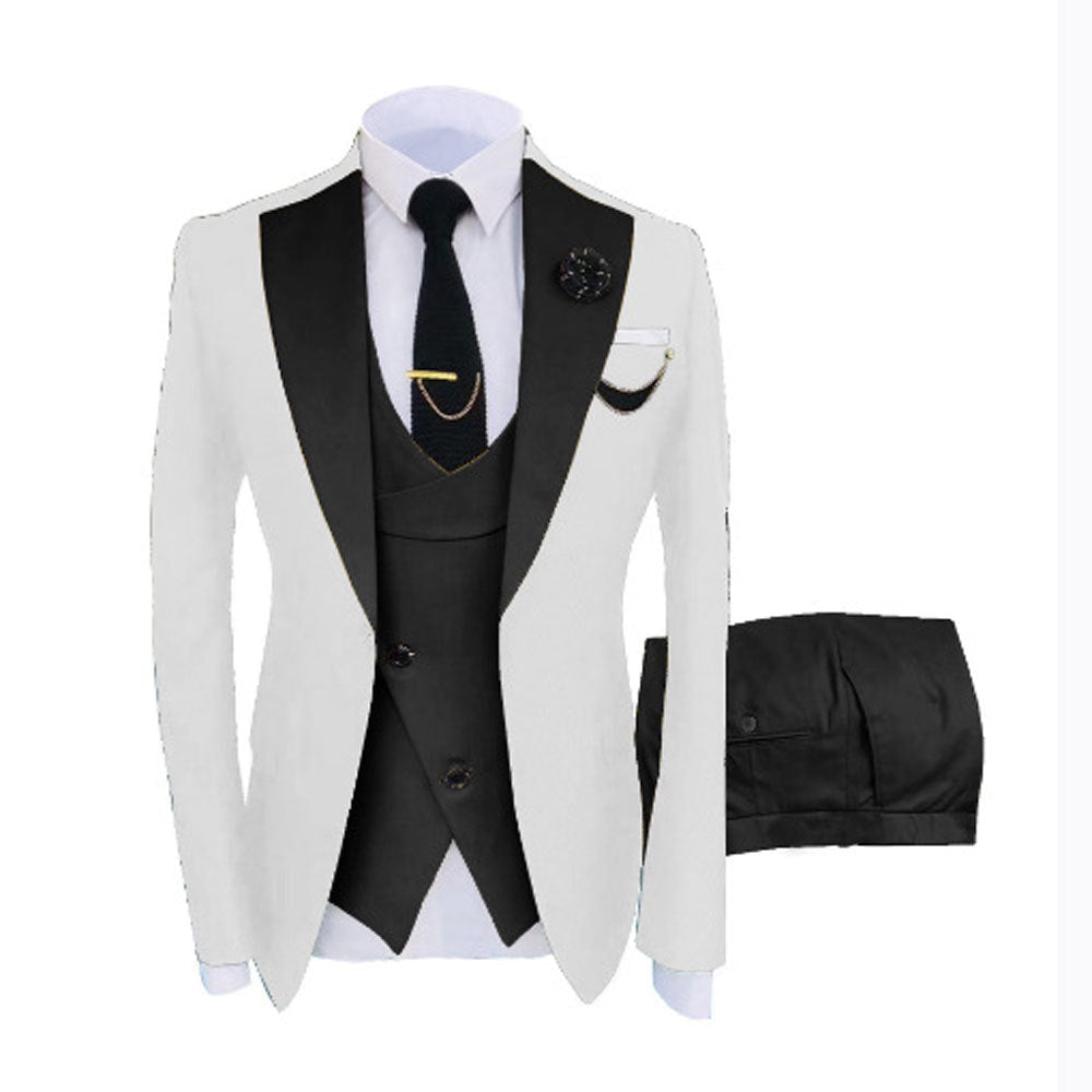 Costume trois pièces pour homme, couleurs mixtes, élégant et confortable - IVOIRART.COM