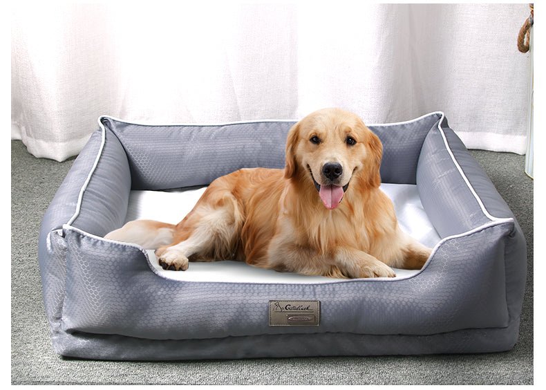 Couchages Amovibles pour Chiens avec Bac à Litière, Accessoires pour Animaux - IVOIRART.COM