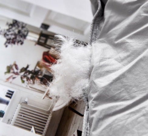 Couette en duvet d'oie haut de gamme en coton éclatant, cadeau idéal hiver - IVOIRART.COM