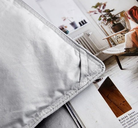 Couette en duvet d'oie haut de gamme en coton éclatant, cadeau idéal hiver - IVOIRART.COM