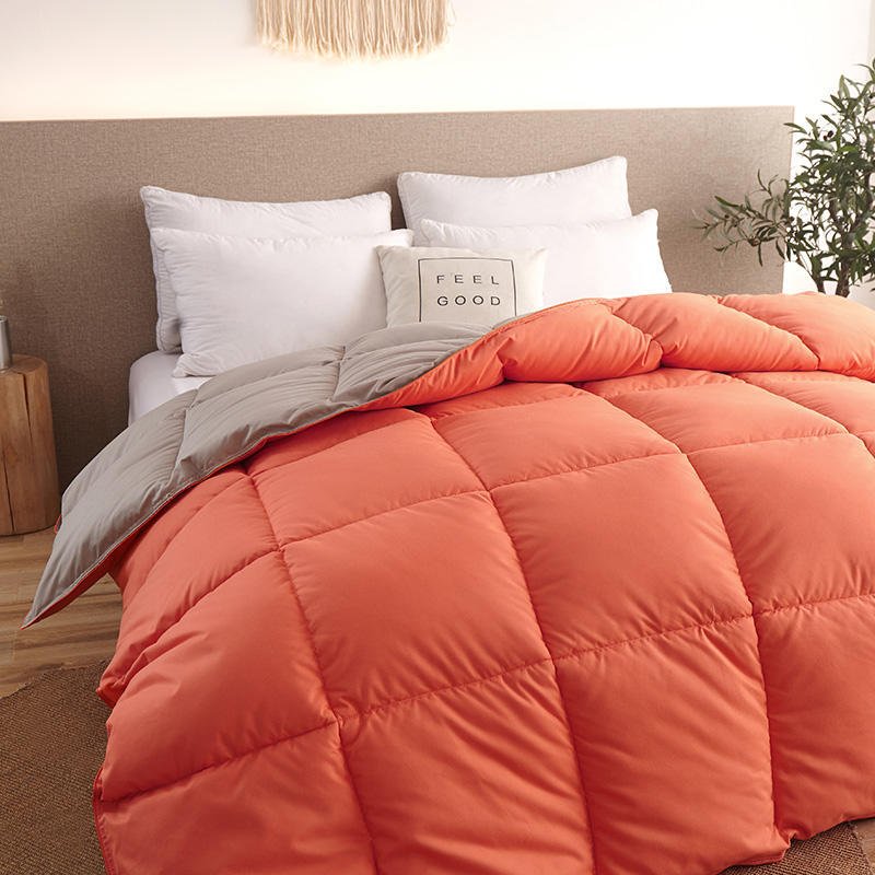 Couette en duvet d'oie, isolante hiver, noyau de duvet naturel, climatiseur intégré - IVOIRART.COM