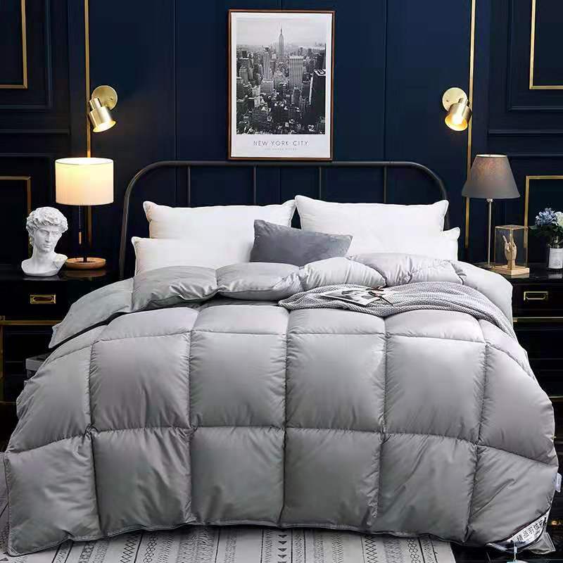 Couette en duvet d'oie, isolante hiver, noyau de duvet naturel, climatiseur intégré - IVOIRART.COM
