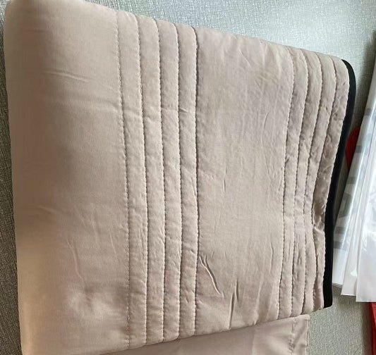 Couette rafraîchissante unie été, édredon léger compressible pour climatisation - IVOIRART.COM