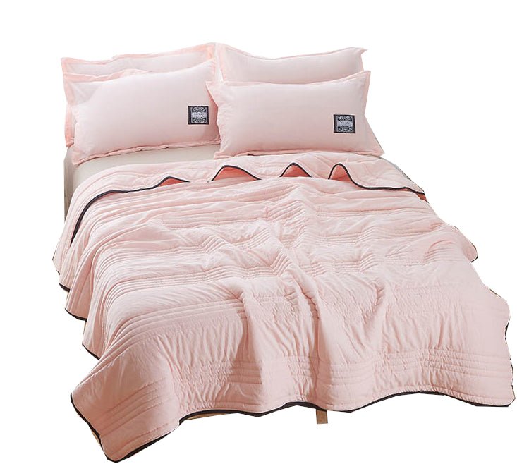 Couette rafraîchissante unie été, édredon léger compressible pour climatisation - IVOIRART.COM