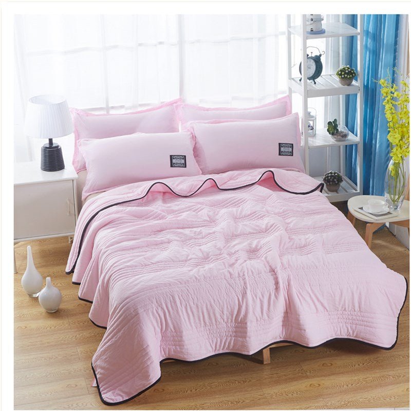 Couette rafraîchissante unie été, édredon léger compressible pour climatisation - IVOIRART.COM