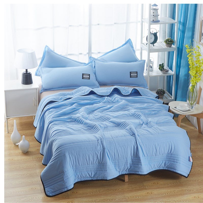 Couette rafraîchissante unie été, édredon léger compressible pour climatisation - IVOIRART.COM