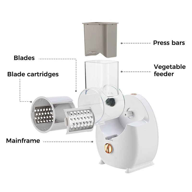 Coupe-légumes électrique multifonctionnel pour pommes de terre et carottes - IVOIRART.COM
