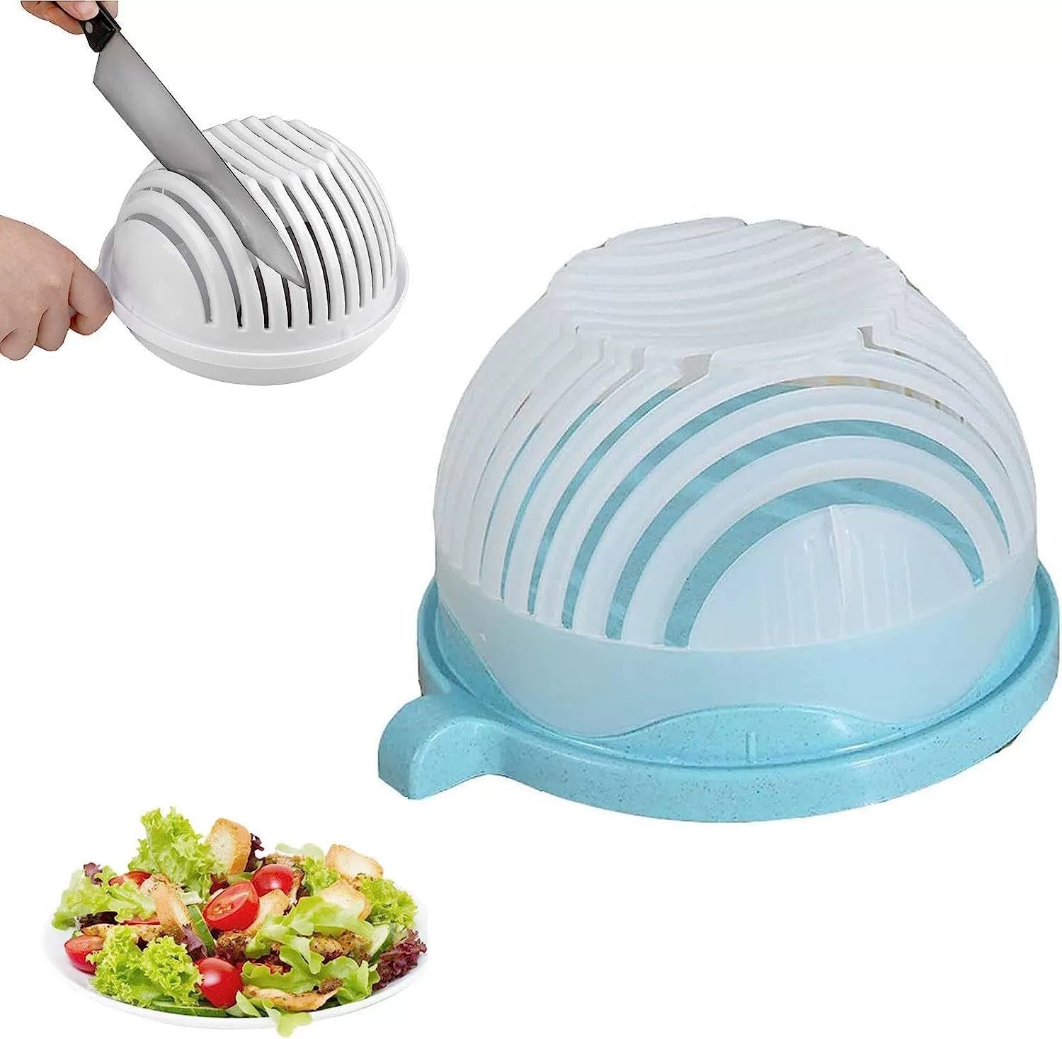 Coupe - légumes et fruits innovant pour salades - rapide, sûr et pratique - IVOIRART.COM