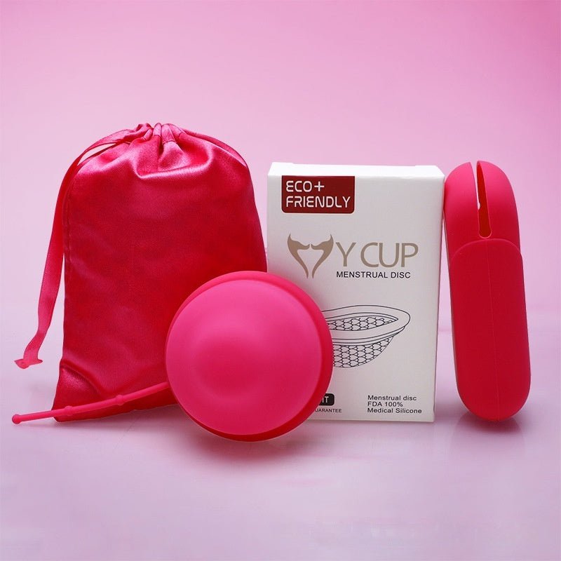 Coupe menstruelle en silicone forme cœur avec sac et boîte pour femmes - IVOIRART.COM