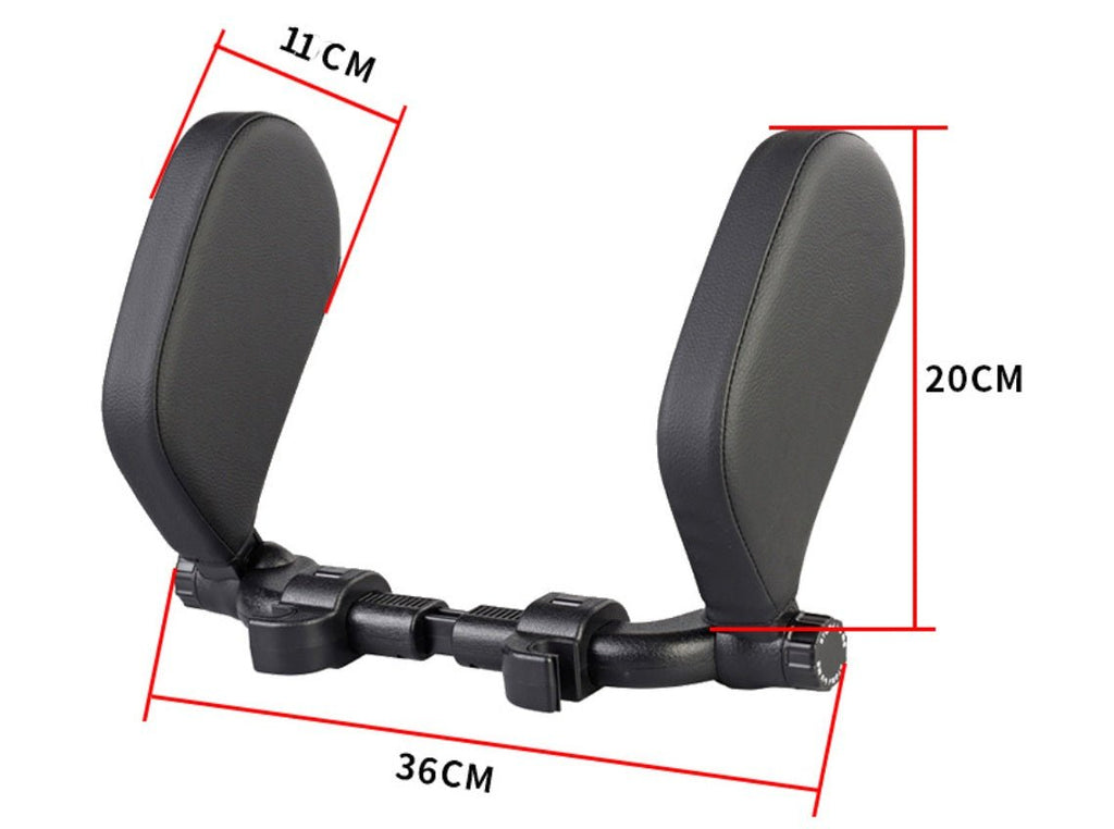 Coussin appuie - tête de voiture ajustable en cuir PU, doux et confortable pour le cou, accessoires voiture - IVOIRART.COM