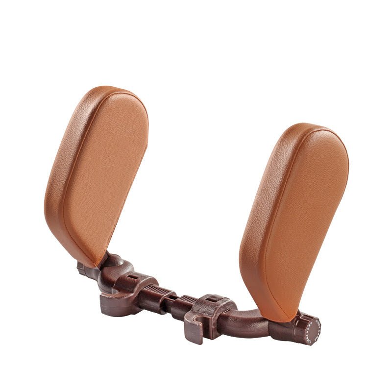 Coussin appuie - tête de voiture ajustable en cuir PU, doux et confortable pour le cou, accessoires voiture - IVOIRART.COM