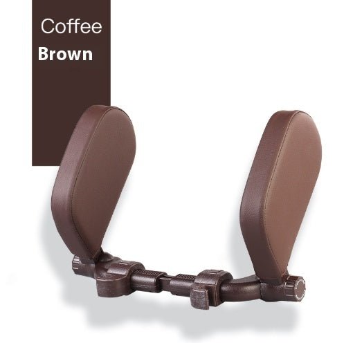 Coussin appuie - tête de voiture ajustable en cuir PU, doux et confortable pour le cou, accessoires voiture - IVOIRART.COM