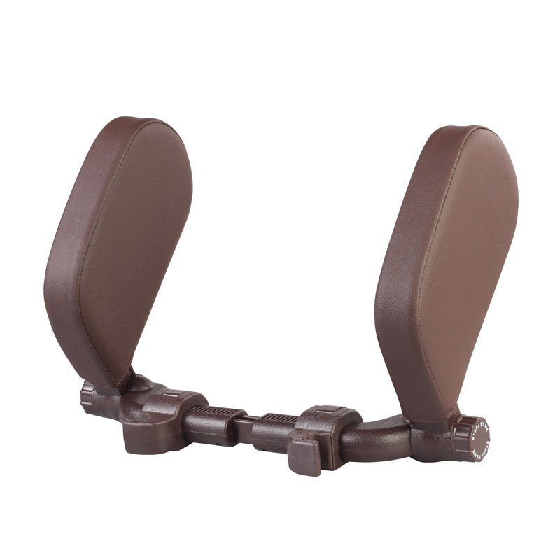 Coussin appuie - tête de voiture ajustable en cuir PU, doux et confortable pour le cou, accessoires voiture - IVOIRART.COM