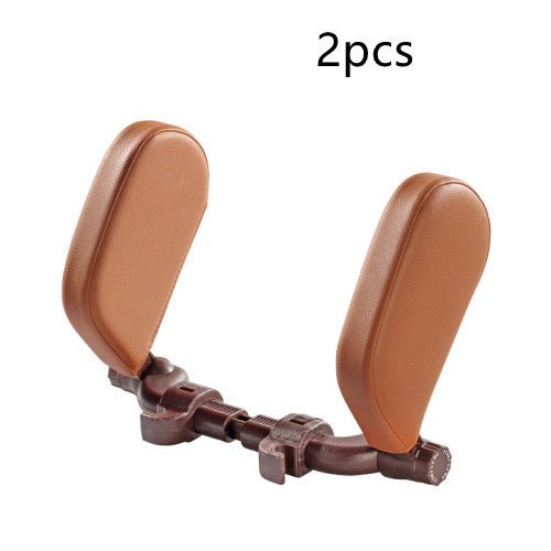 Coussin appuie - tête de voiture ajustable en cuir PU, doux et confortable pour le cou, accessoires voiture - IVOIRART.COM