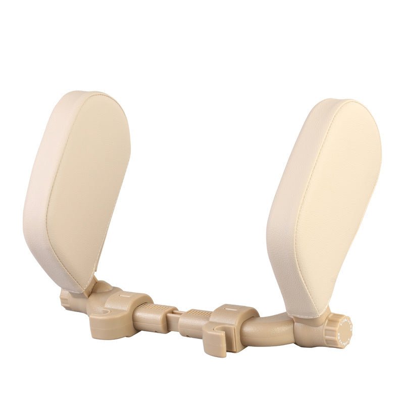 Coussin appuie - tête de voiture ajustable en cuir PU, doux et confortable pour le cou, accessoires voiture - IVOIRART.COM