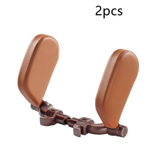 Coussin appuie - tête de voiture ajustable en cuir PU, doux et confortable pour le cou, accessoires voiture - IVOIRART.COM