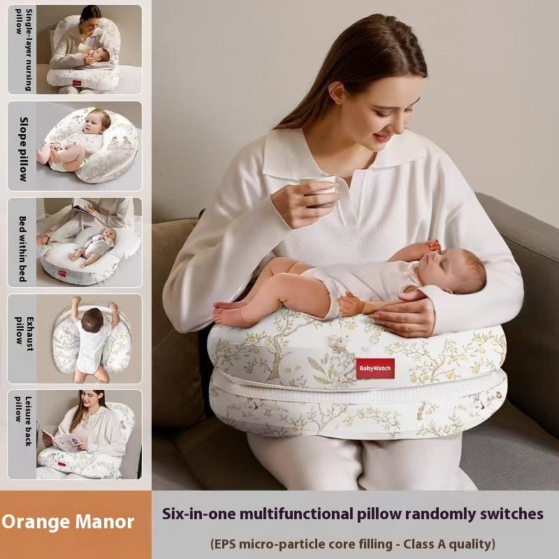 Coussin d’Allaitement Multifonctionnel en Forme de Pente Bébé pour un Confort Optimal - IVOIRART.COM