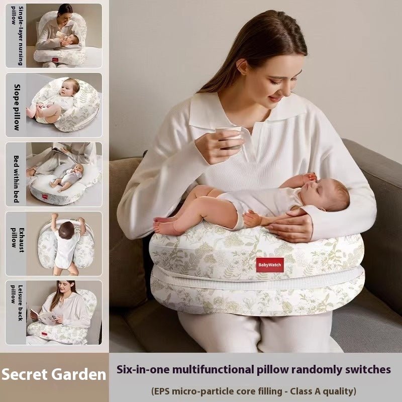 Coussin d’Allaitement Multifonctionnel en Forme de Pente Bébé pour un Confort Optimal - IVOIRART.COM