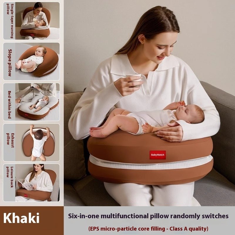 Coussin d’Allaitement Multifonctionnel en Forme de Pente Bébé pour un Confort Optimal - IVOIRART.COM