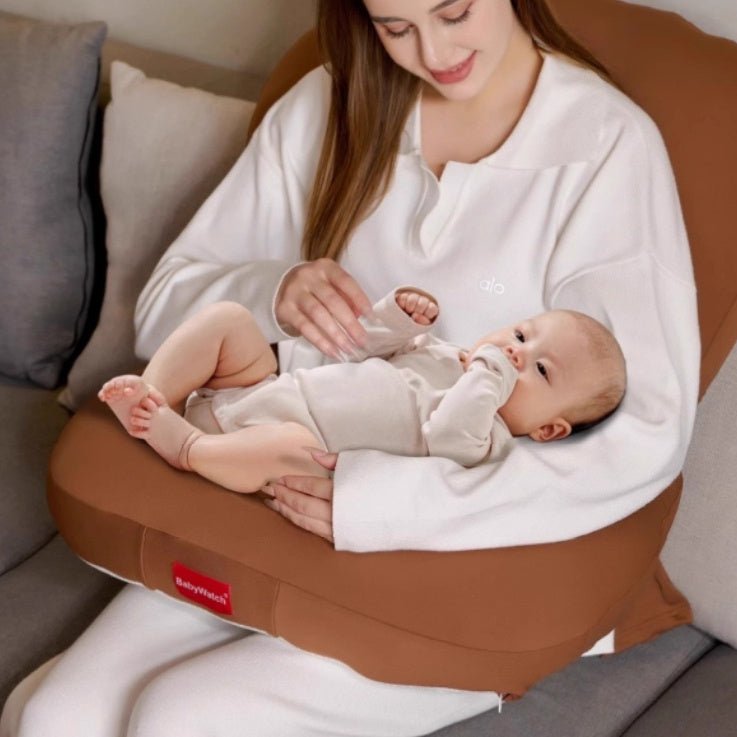 Coussin d’Allaitement Multifonctionnel en Forme de Pente Bébé pour un Confort Optimal - IVOIRART.COM