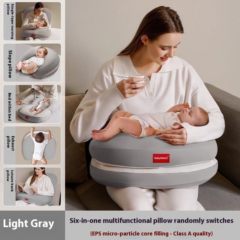 Coussin d’Allaitement Multifonctionnel en Forme de Pente Bébé pour un Confort Optimal - IVOIRART.COM