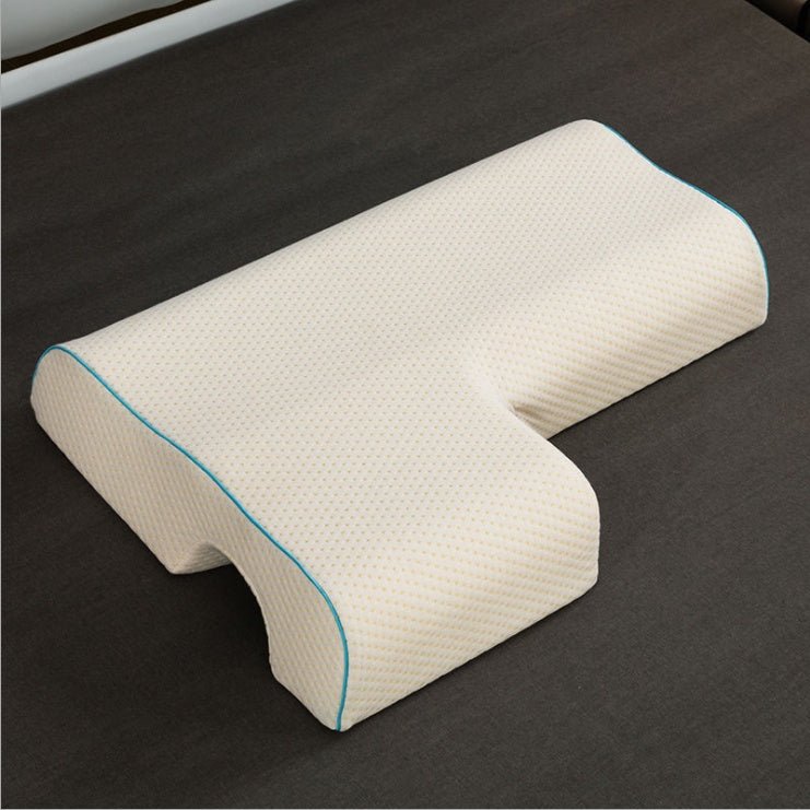 Coussin d’Appui en Arc pour Couples avec Mousse à Mémoire de Forme à Rebond Lent - IVOIRART.COM