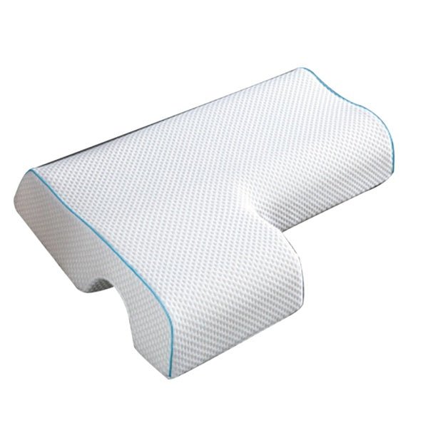 Coussin d’Appui en Arc pour Couples avec Mousse à Mémoire de Forme à Rebond Lent - IVOIRART.COM