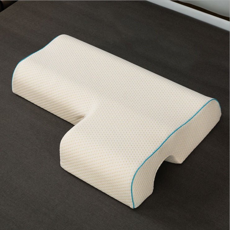 Coussin d’Appui en Arc pour Couples avec Mousse à Mémoire de Forme à Rebond Lent - IVOIRART.COM