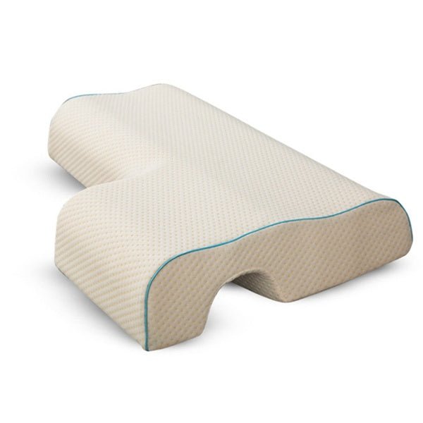 Coussin d’Appui en Arc pour Couples avec Mousse à Mémoire de Forme à Rebond Lent - IVOIRART.COM