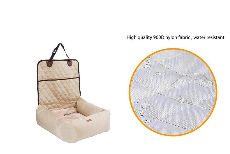 Coussin de siège pliable 2-en-1 pour chien, lit et matelas épais multi-usages - IVOIRART.COM