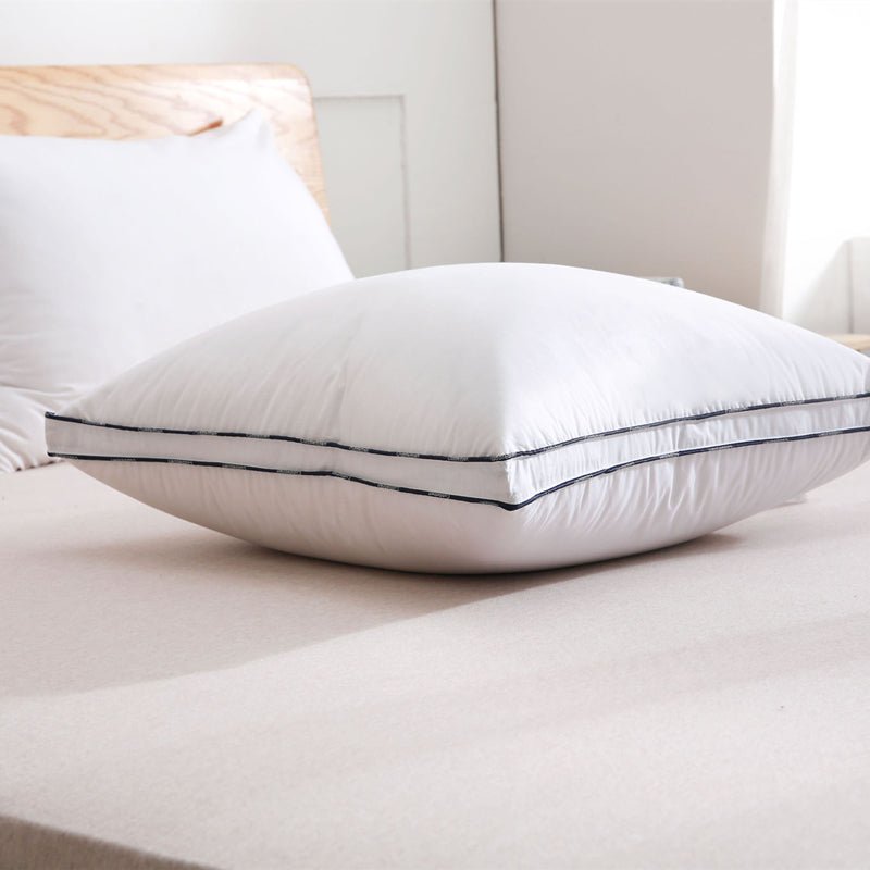 Coussin d’oreiller en plume d’oie ultra doux pour un confort naturel et relaxant - IVOIRART.COM